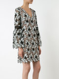 patterned shirt dress