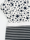 stars and stripes romper