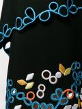 off-shoulder embroidered dress