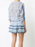 printed ruffle dress 