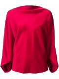 drapey boat neck top