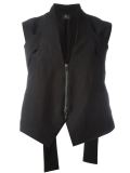 banded cropped jacket