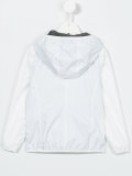zipped raincoat 
