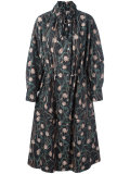 floral print parka