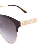 cat eye engraved sunglasses