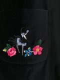 embroidered mini dress