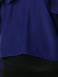 ruffled cold shoulder blouse 