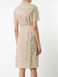 printed shirt dress