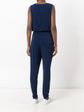 drawstring tapered leg jumpsuit