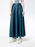 chevron print long skirt