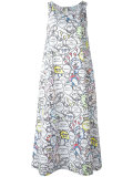 speech bubble print dress