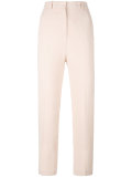 tapered cropped trousers