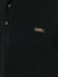 contrast collar polo shirt