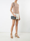 quilted denim bag