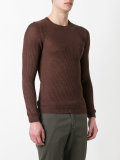 slim-fit ribbed jumper