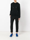 side-striped track trousers