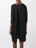 asymmetric pleated dress