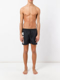 logo print swim shorts