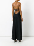 lace insert slip dress