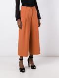 cropped wide leg trousers