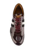 varnished stripe detailing sneakers