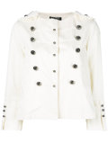 double-breasted military jacket