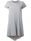 cupro insert T-shirt dress