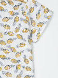 pineapple print T-shirt