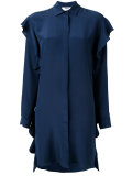 long ruffled shirt