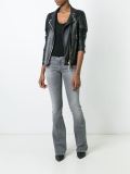 frayed hem bootcut jeans