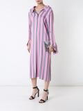 striped shirt dress