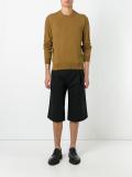 thick knit front panel jumper