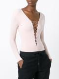 lace-up bodysuit