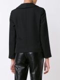 buttoned crop jacket
