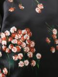 floral print satin top