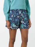 floral print shorts