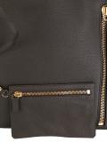 zipped detail tote