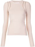 shoulders detailing longsleeved T-shirt