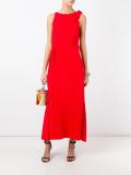 tie fastening maxi dress