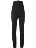 high-waist rapered trousers