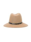 studded detailing fedora hat