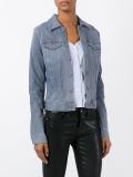 flap pockets denim jacket