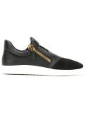 logo stud zip up trainers