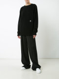 cashmere monogram jumper 