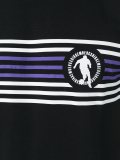 striped print T-shirt