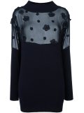 lace inset jumper