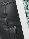 metallic cropped trousers