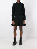 embellished sleeve jumper