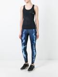 perforated racerback tank top