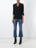 ruffled trim shirt 